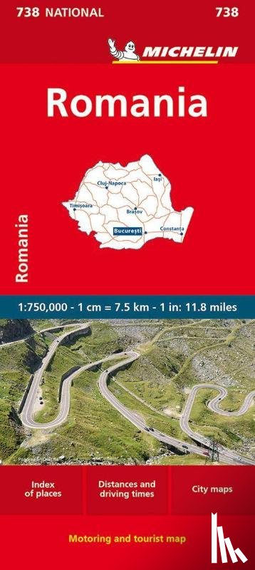 Michelin - Romania - Michelin National Map 738