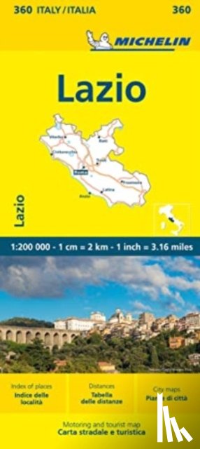 Michelin - Lazio - Michelin Local Map 360