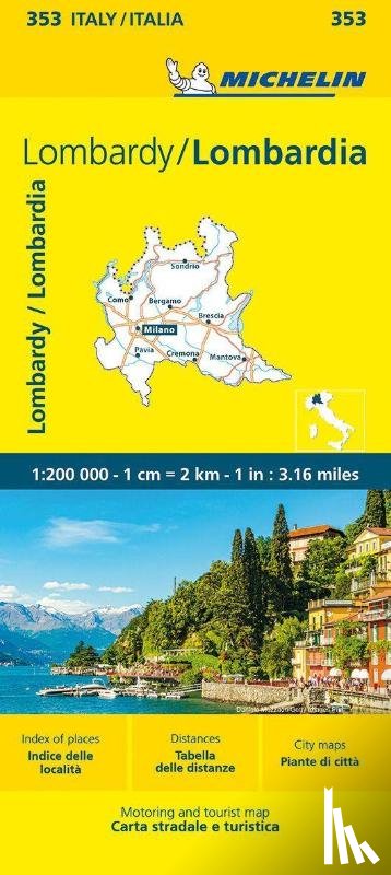 Michelin - Lombardia - Michelin Local Map 353
