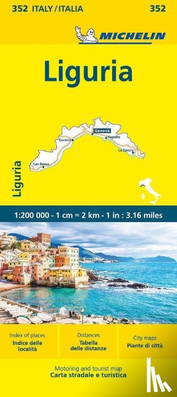 Michelin - Liguria - Michelin Local Map 352