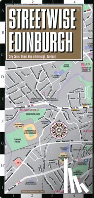 Michelin - Streetwise Edinburgh Map - Laminated City Center Street Map of Edinburgh, Scotland: City Plans