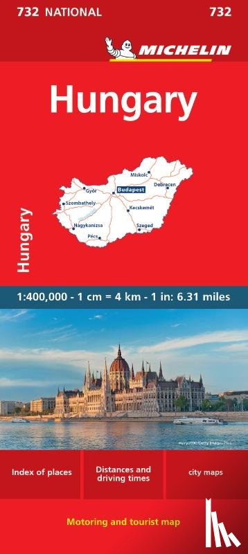 Michelin - Hungary - Michelin National Map 732