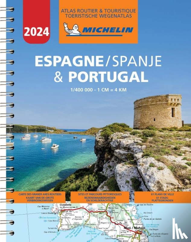  - Michelin Wegenatlas Spanje & Portugal 2024