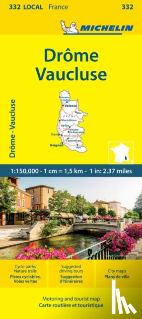 Michelin - Drome Vaucluse - Michelin Local Map 332