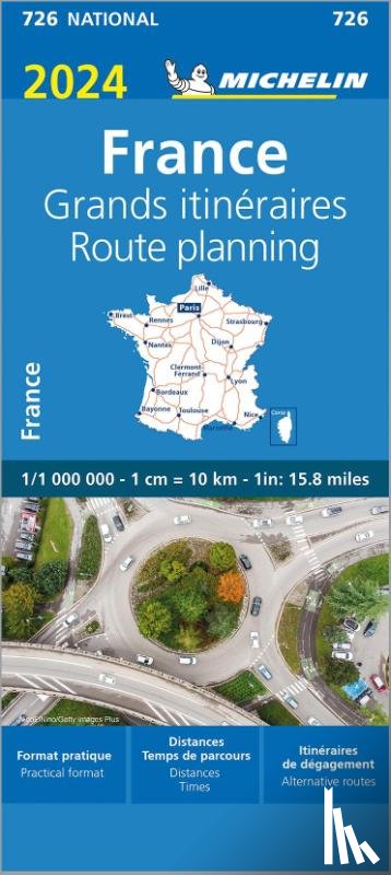 Michelin - France Route Planning 2024 - Michelin National Map 726