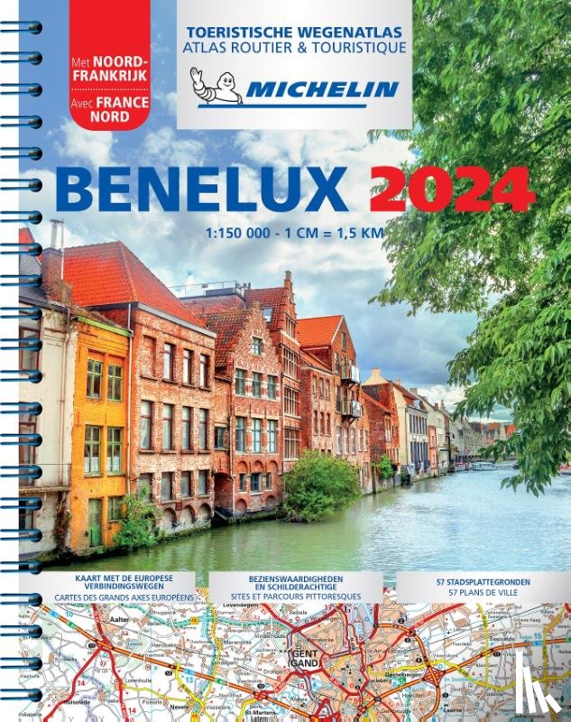 - Michelin Wegenatlas Benelux 2024