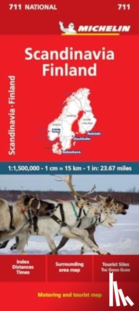 Michelin - Scandinavia & Finland - Michelin National Map 711