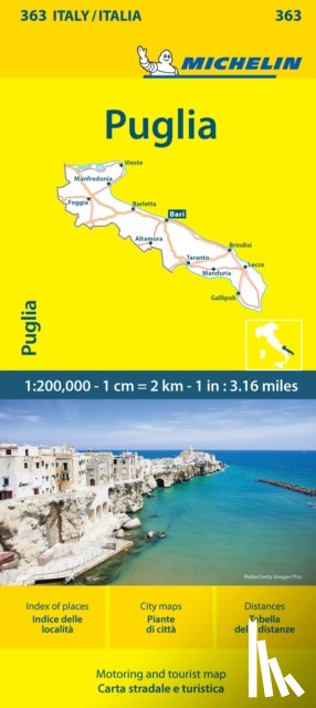 Michelin - Puglia - Michelin Local Map 363