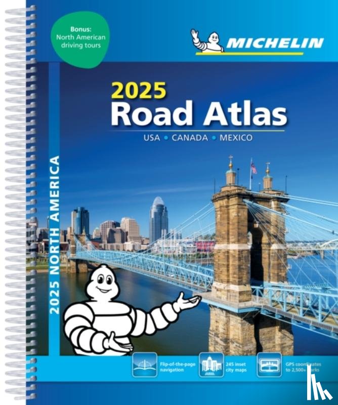  - Michelin Road Atlas USA, Canada, Mexico 2025