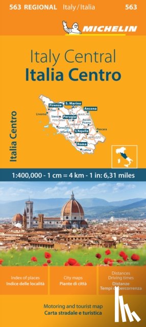 Michelin - Italy Centre - Michelin Regional Map 563