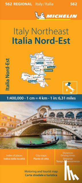 Michelin - Italy Northeast - Michelin Regional Map 562