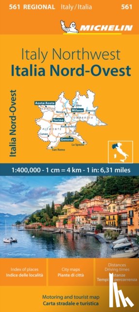 Michelin - Italy Northwest - Michelin Regional Map 561
