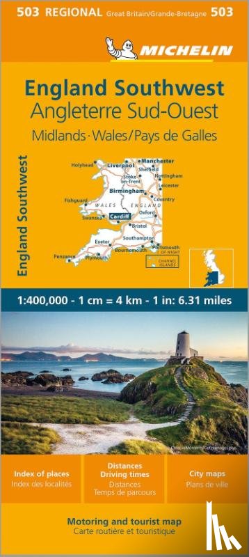 Michelin - Wales - Michelin Regional Map 503