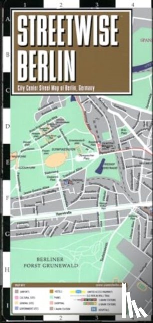 Michelin - Streetwise Berlin Map - Laminated City Center Street Map of Berlin, Germany