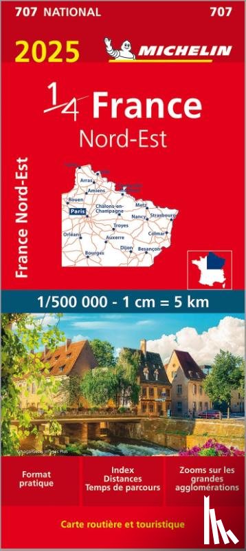 Michelin - Northeastern France 2025 - Michelin National Map 707