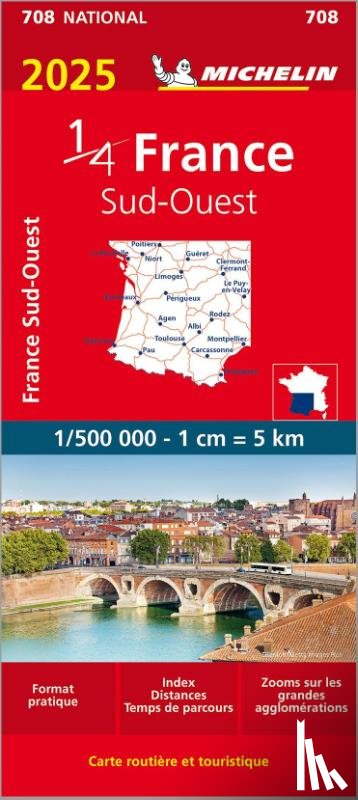Michelin - Southwestern France 2025 - Michelin National Map 708