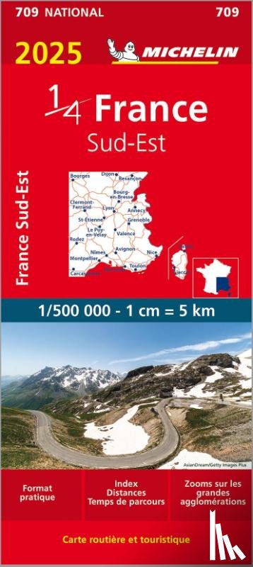 Michelin - Southeastern France 2025 - Michelin National Map 709