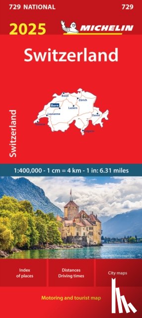 Michelin - Switzerland 2025 - Michelin National Map 729