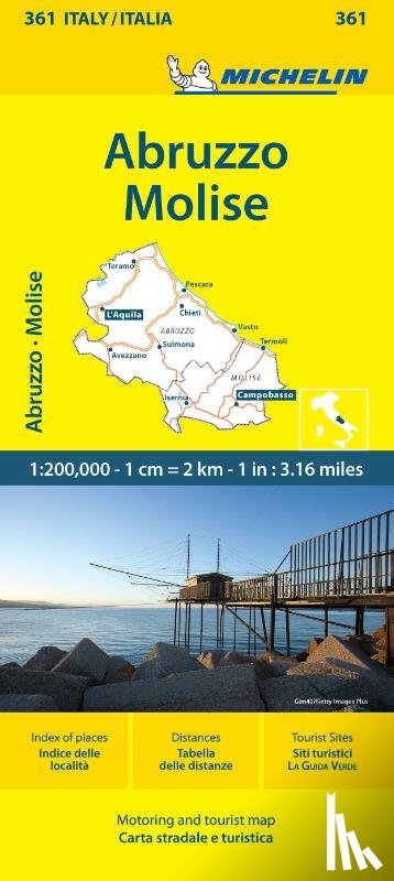 Michelin - Abruzzo & Molise - Michelin Local Map 361