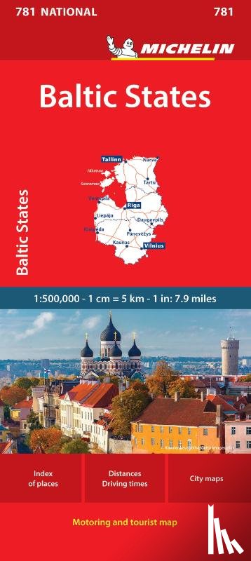 Michelin - Baltic States - Michelin National Map 781