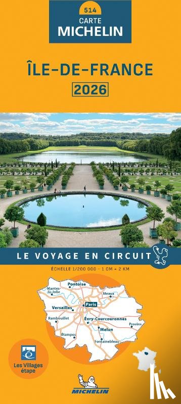  - Michelin Wegenkaart 514 Ile-de-France 2026