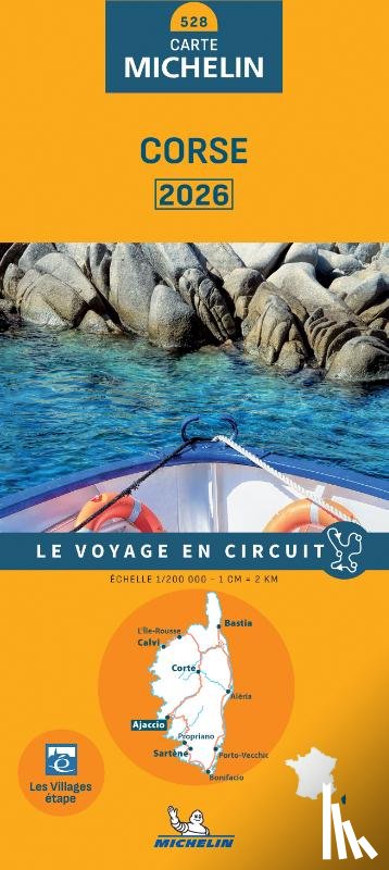  - Michelin Wegenkaart 528 Corse / Corsica 2026