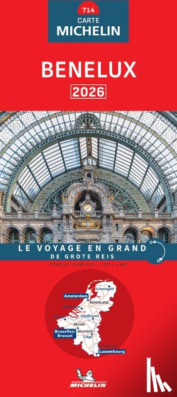  - Michelin Wegenkaart 714 Benelux 2026