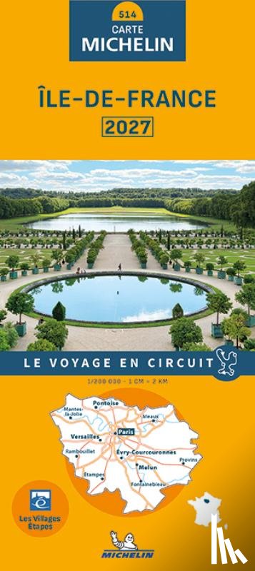  - Michelin Wegenkaart 514 Ile-de-France 2027