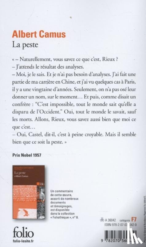 Camus, Albert - La peste