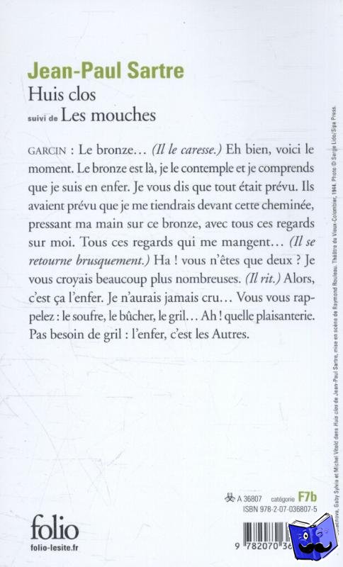 Sartre, Jean-Paul - Huis clos/Les mouches