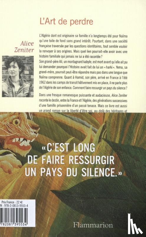 Zeniter, Alice - L'Art de perdre (Prix litteraire du Monde/Goncourt des lyceens 2017)