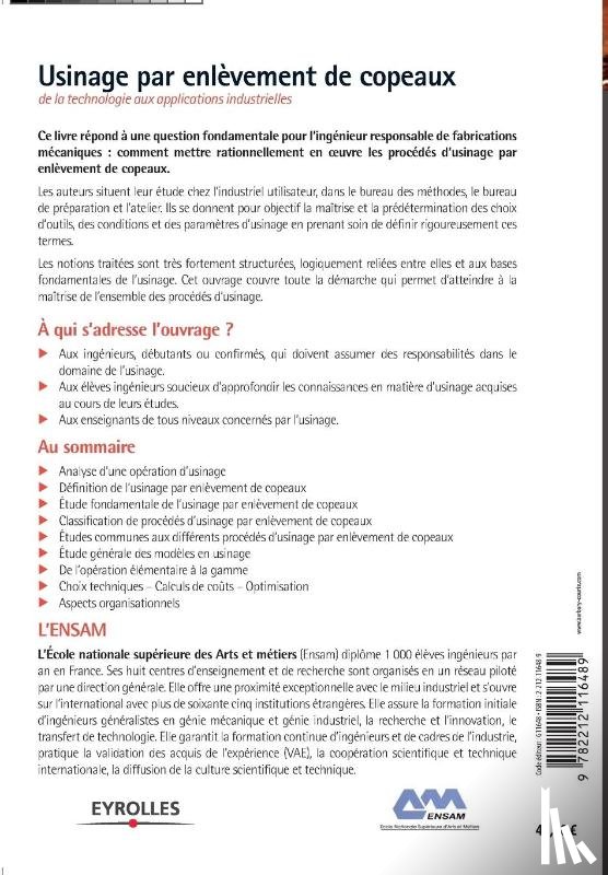 Ensam - Usinage par enlevement de copeaux