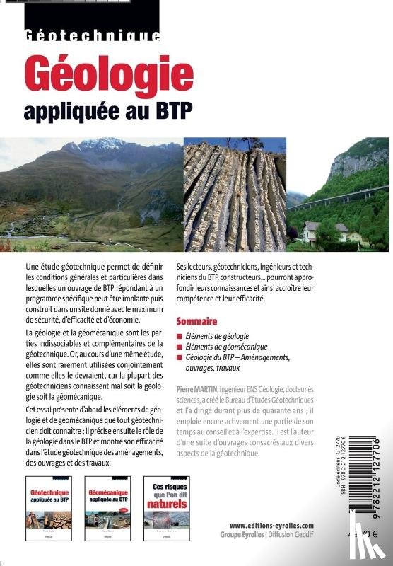 Martin, Pierre - Geologie appliquee au BTP