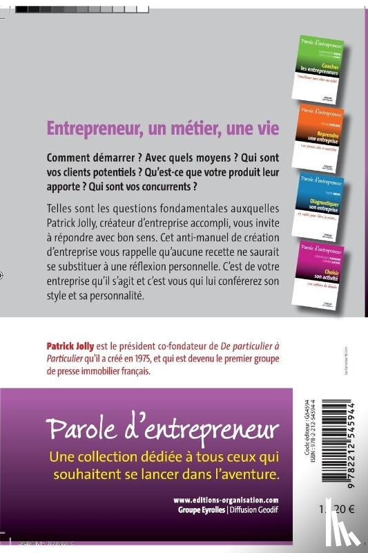 Jolly, Patrick - Creer son entreprise