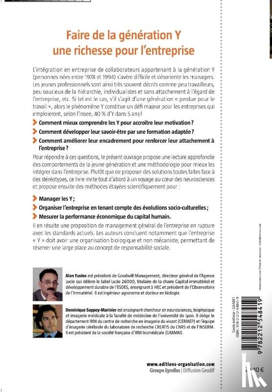 Fustec, Alan, Sappey-Marinier, Dominique - Manager la generation Y