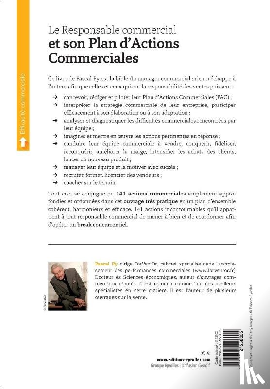 Py, Pascal - Le Responsable commercial et son Plan d'Actions Commerciales