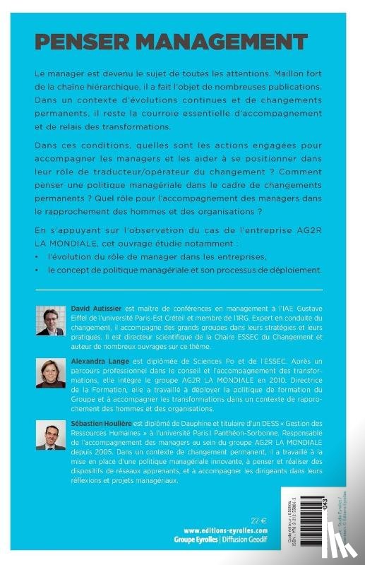 Autissier, David, Lange, Alexandra, Houliere, Sebastien - Penser Management