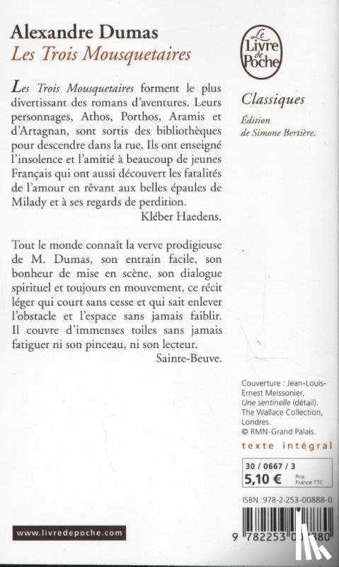 Dumas, Alexandre - Les trois Mousquetaires