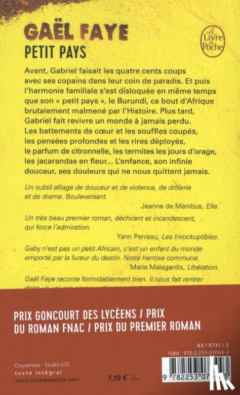 Faye, Gaël - Petit pays