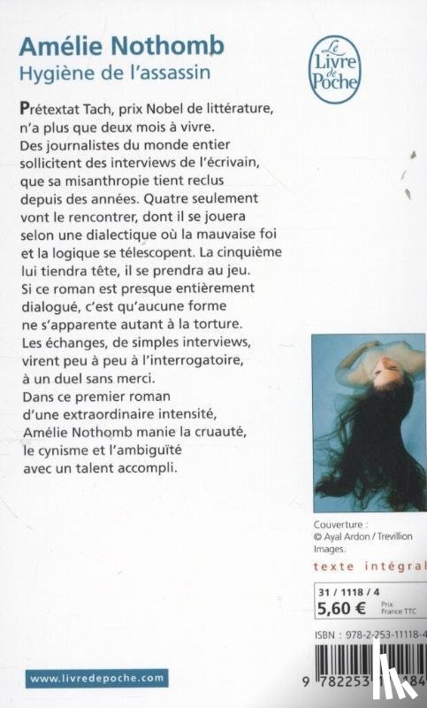 Nothomb, Amelie - Hygiene de l'assassin
