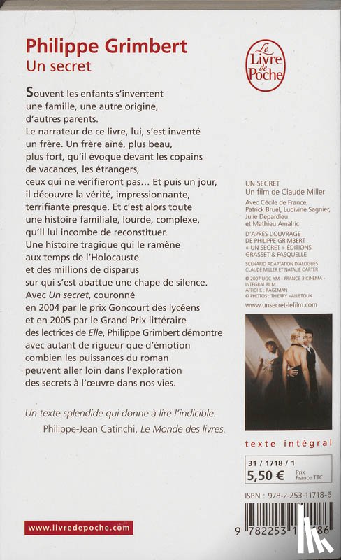 Grimbert, Philippe - Un Secret
