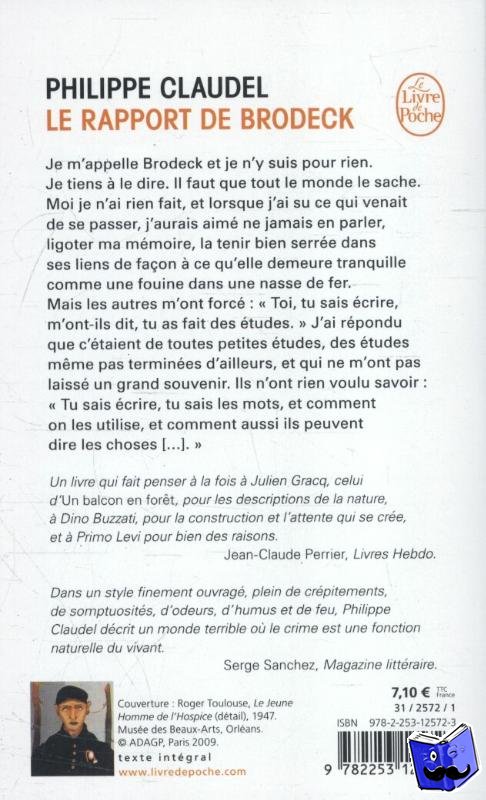 Claudel, Philippe - Le rapport de Brodeck