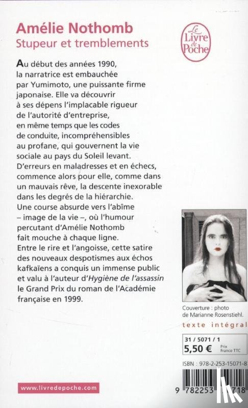 Nothomb, Amelie - Stupeur et tremblements