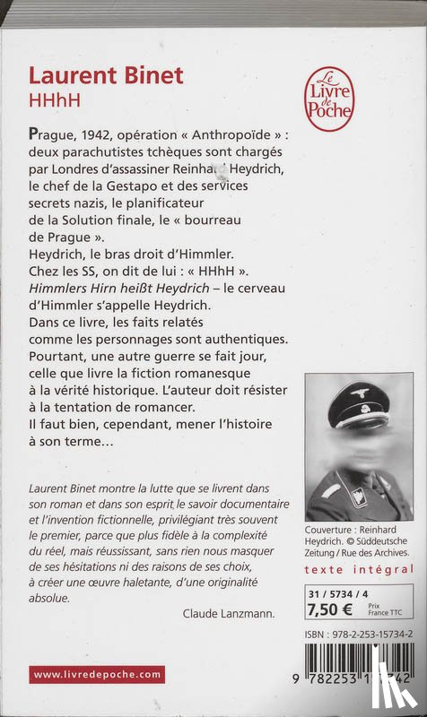 Binet, Laurent - HHhH
