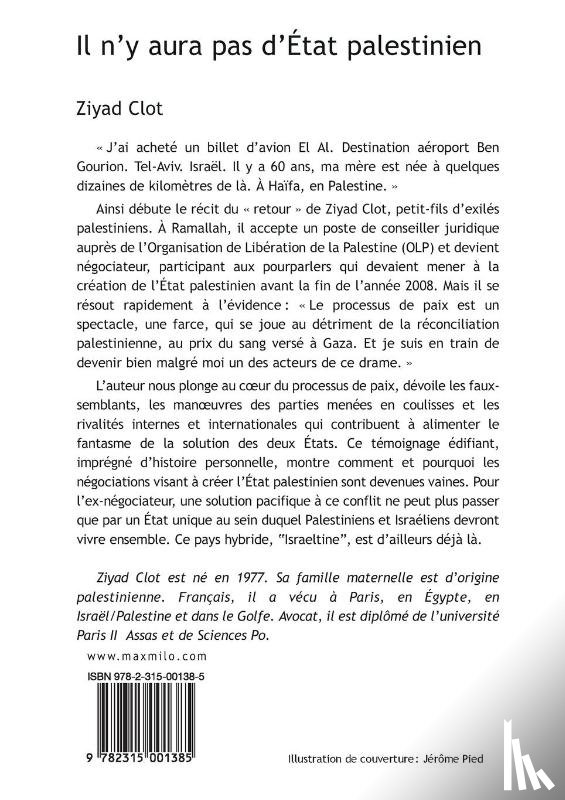 Clot, Ziyad - Il n'y aura pas d'état palestinien
