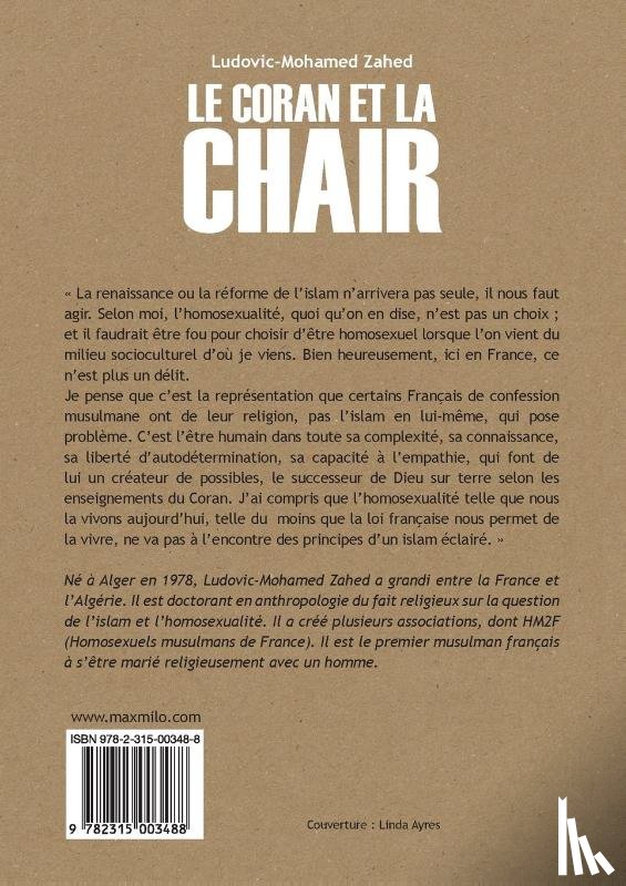 Zahed, Ludovic-Mohamed - Le Coran et la Chair