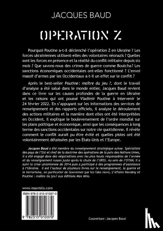 Baud, Jacques - Opération Z