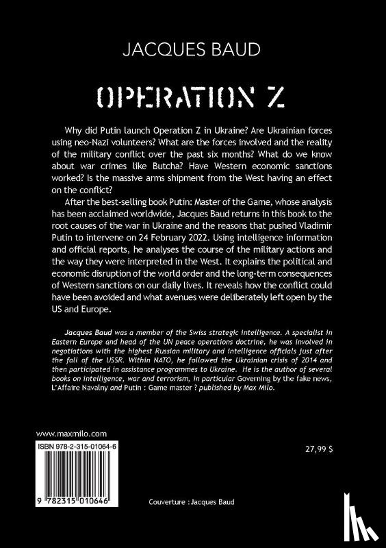 Jacques Baud - Operation Z