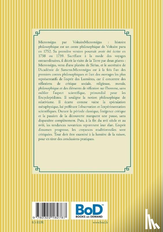 Voltaire, Francois - Micromegas