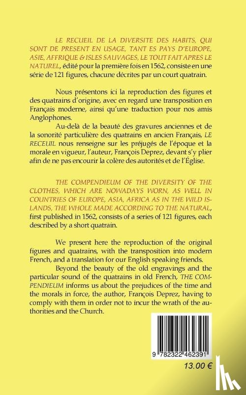 Martel, Jacques - Le recueil de la diversité des habits